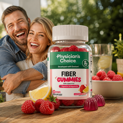 2X1 FIBER GUMMIES™: Gomitas de fibra para una digestión ligera, sin hinchazón.